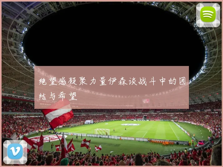 绝望感凝聚力量伊森谈战斗中的团结与希望
